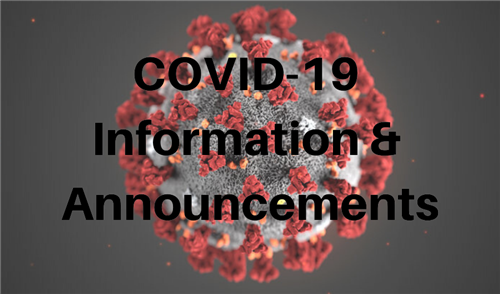 COVID-19 Information and Announcements Image 